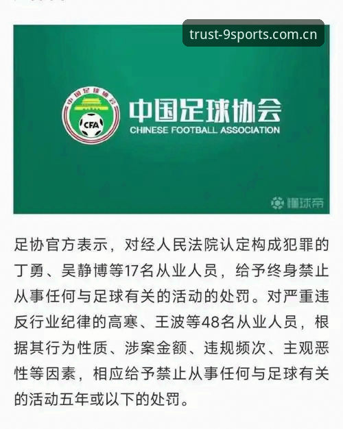 中国足协第三批禁足名单全面解析：17人终身禁赛背后的足球反腐风暴